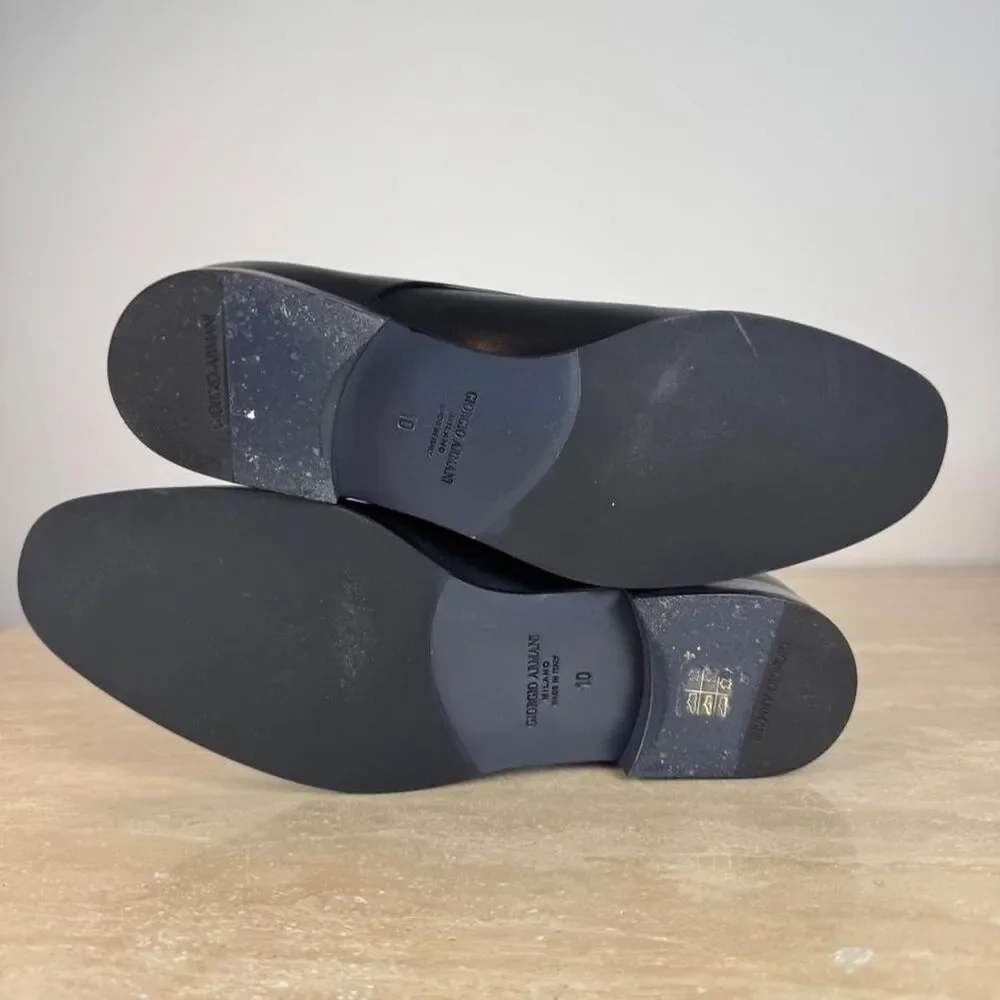 Giorgio-armani Men's Black Oxfords